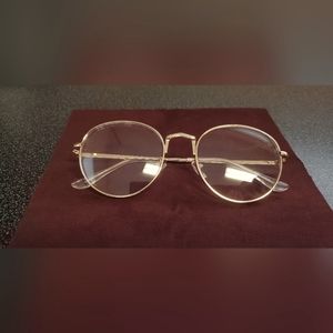 Brioni Womens Gold Transparent Fashion Designer Eyewear